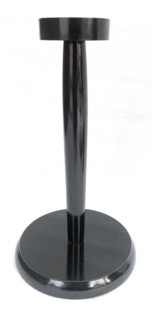 NauticalMart Medieval Armor Helmet Display Stand Viking Norman Armor Spartan Wooden Display Stand Stand in Black