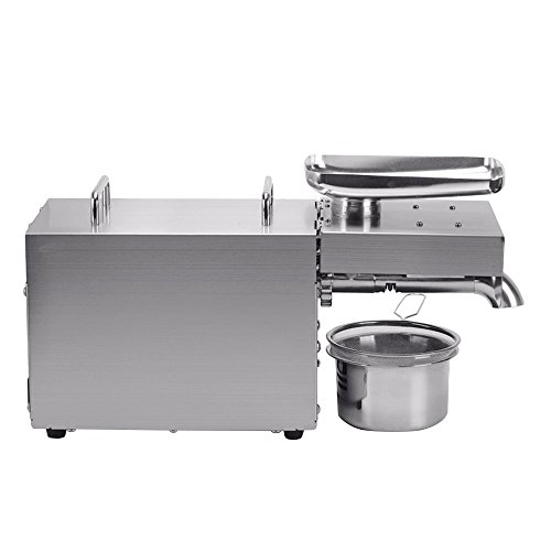 Oil Press Machine, PROMOTOR 110V Household Small Oil Presser Machine, Easily Extract Nut Peanut Sesame Rapeseed Walnut Oil