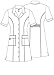 Adar Pop-Stretch Junior Fit Short Sleeve Back-Smocked Dress