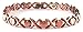 Copper Link Womens Magnetic Bracelet Hearts Amori Hearts and Kisses (6.75 Inches) ProExl Box