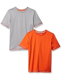 Camiseta básica básica de manga corta para niños   Essentials, paquete de 2