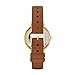 Skagen Women's 'SKW2147 Anita Saddle' Quartz Stainless Steel and Leather Casual Watch, Color:Brown (Model