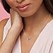 PANDORA Jewelry Ribbon Open Heart Necklace Cubic Zirconia Necklace in Sterling Silver, 17.7