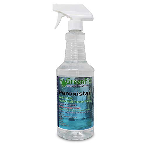 GreenFist PeroxiStar Hydrogen Peroxide Multi Surface Cleaner Disinfectant [Ready to Use], (Spray Bottle 32 oz) - Thumbnail 7