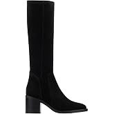 Aquatalia Women's Jasmina Boots, Suede upper, fabric lining, round toe, rubber outsole.