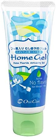 【歯科医院取扱品】オーラルケア ホームジェル65g (ノーフレーバー) う蝕予防ジェル