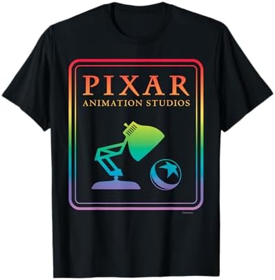 Amazon.com: Pixar Animation Studios Luxo Jr. White Logo T-Shirt