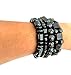 Set of 4 Hematite Powerful Magnetic Bracelet for Arthritis Pain Releif or for Sports Related Therapy