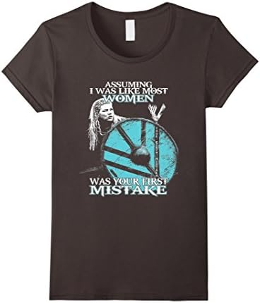 Women's Assuming i was like most women was your first mistake Medium Asphalt