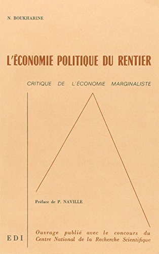 L' économie politique du rentier