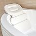Simath Bath Pillow - Extra Large Soft Cushion for Any Size Tub, Jacuzzi. Nonslip Quick-Drying and Waterproof. Bathtub Spa Pillow for Neck, Shoulder and Head Support(21.9'' x 15'')