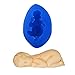 First Impression Molds B234 Baby 3 Silicone Cake Decorating Mold, Medium, Blue