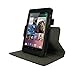 rooCASE Dual-View Multi Angle (Black) Vegan Leather Folio Case Cover for Google Nexus 7 Tablet