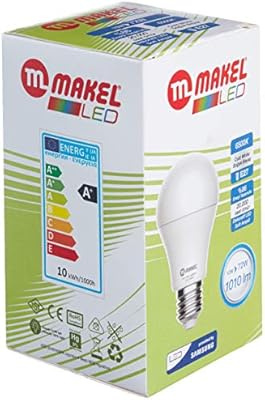 Makel Led Ampul, 10 W, 6500 K, Cold White,: Amazon.com.tr Makel Led Ampul, 10 W, 6500 K, Cold White,: Amazon.com.tr