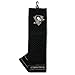 Team Golf NHL Pittsburgh Penguins Embroidered Golf Towel Embroidered Golf Towel, Checkered Scrubber Design, Embroidered Logo