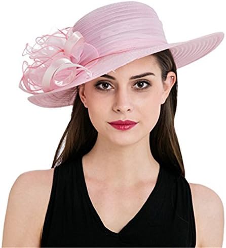 BellyAnna Boutique Church Summer Wide Brim Kentucky Derby Tea Party Wedding Hats