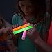 Always Prepared Glow-in-The-Dark Neon Glow Sticks (12-Pack + 1 Emergency Blanket), Ultra Bright Light Sticks with Up to 12 Hours Duration - Emergency Lightsticks for Adults and Kids