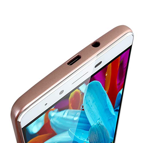 5.0''Inch Ultrathin Android 5.1 Quad-Core 512MB+4GB GSM 3G WiFi Dual Smartphone (Rose Gold)