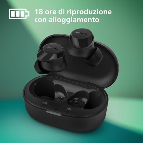 TAT1209WT Cuffie auricolari Bluetooth True Wireless - Auricolari piccoli, Valore importante, Audio naturale con bassi dinamici, Chiamate chiare y Alloggiamento per ricarica tascabile - Bianco