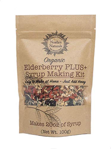 Organic Elderberry Plus+ Syrup Making Kit, Easy to make at home, Just add honey, Also includes Goji berries, Echinacea, Astragalus, Rosehips, Ginger, Cloves & Cinnamon, Makes about 20oz of syrup. - Thumbnail 4