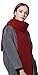 NEOSAN Women Men Winter Thick Cable Knit Wrap Chunky Warm Scarf Wine Red Hor