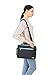 MOSISO Polyester Shoulder Bag Compatible with 14-15 inch Laptop, Pure Black & Pure Blue