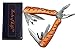 Tools of Life® Multitool Deluxe Orange-Multi Tool & Folding Hand Tool, Multipurpose Survival Tool with Gift Box