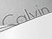 Calvin Klein Home Modern Cotton Cropped Logo Throw, Grey