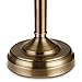 TORCHSTAR Retro Banker's Lamp, Yellow Glass Desk Light, Antique Brass Finish, E26 Base Bulb Compatible, 350 Degrees Rotatable, Pull Cord Switch Included for Living Room, Nightstand Table, Bedroom