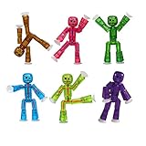 Toy Shed Stikbots for 6-Color Action Figure, Pack of 6