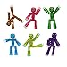 Toy Shed Stikbots for 6-Color Action Figure, Pack of 6