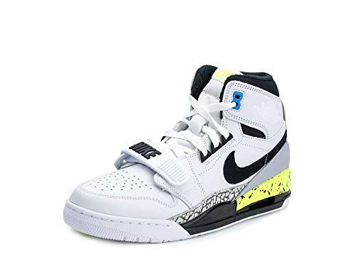 Jordan Men's Air Legacy 312 NRG, White/Black-Volt, 9.5 M US