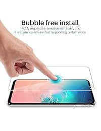 LK Protector de pantalla para Samsung Galaxy S10e, cristal templado [HD-Clear] [anti-arañazos] [marco de alineación fácil instalación] [3 unidades)