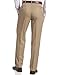 Haggar mens Cool 18 Stria Hidden Expandable Waistband Plain Front dress pants, British Khaki, 38W x 29L US