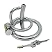 Metal Male Chastity Device Steel Stainless Briefs Cage Ring Cock cage Siliver (1.77 inch/45mm)