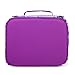 Sequin Lunch Box for Girls Flip Durable Thermal Reusable Lunch Tote Glitter Insulated School Lunch Bag (Purple)