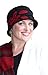 Lady Rose Fleece Flower Cloche Hat for Chemo & Cancer Patients
