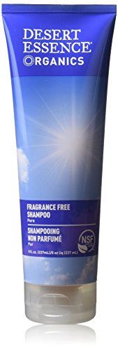 Desert Essence: Organics Hair Care Shampoo, Fragrance Free 8 oz (2 pack)