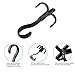 TINKSKY Belt Hanger Scarf Tie Rack Holder Hook for Closet Organizer 360 Degree Rotating (Black(A))
