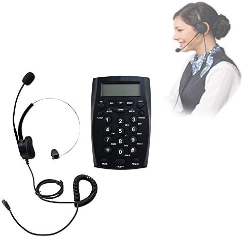 Vinsooコールセンターのダイヤルパッドヘッドセット電話 トーンダイヤルキー付き Pc録音機能ヘッドセットスピーカーのボリュームコントロール 現品 パッド