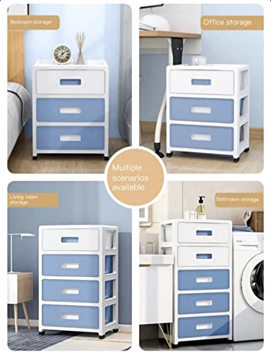 CAMLEO Plastic Drawer Storage Cabinet Toys Storage Box 5 Layer ï¼Œwith Wheels containers for Kitchen Bathroom Storage Cabinet for Clothes,Toys,Bedroom - (26D x 35W x 70.5H centimeters ± 0.5-1cm)