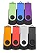 FEBNISCTE 7pcs Swivel Color Assorted 32GB USB3.0 Thumb Disk Multi-Pack Memory Stick