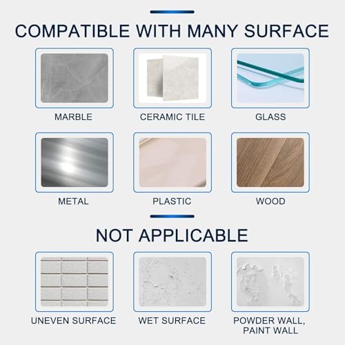HULPPRE 5Meter Clear Nano Double-Sided Tape,Width 3cm,Heavy Duty, Washable&Reusable,Removable No Residue,Transparent Strong Sticky Adhesive tape for Picture Hanging,Carpet,Poster,LED stripes