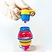 HUJI LED Light Up Flashing Toy UFO Gyroscope Spinning Top Party Favors Goodie Bag Prizes for Little Ones (12 Pieces)