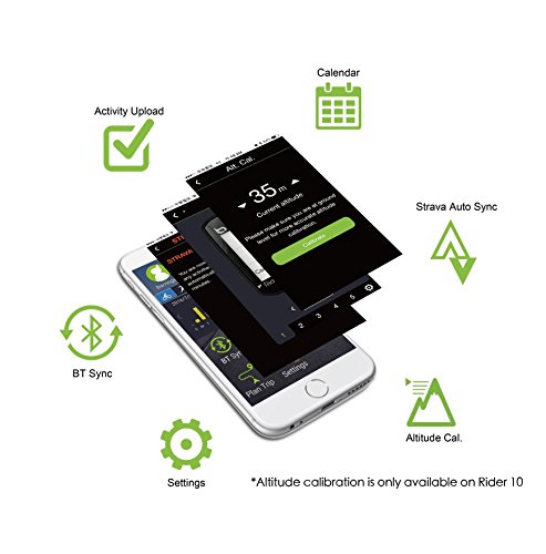 Bryton Rider One GPS Cycling Computer (2.0", Rider One C (White) - with Cadence ANT+/BLE) - Thumbnail 4