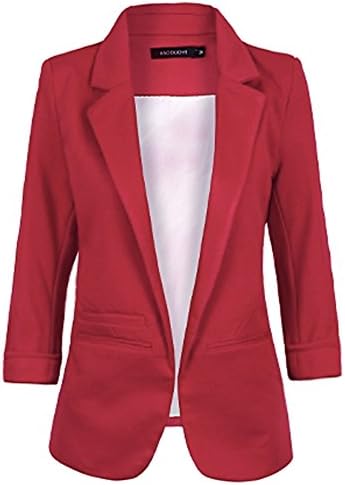 AngelaXie Korea Style Women's Blazer Jacket Suit Work Casual