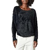 Velvet by Graham & Spencer Women's Betty Feather Yarn Crewneck Sweate
