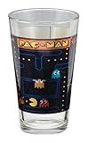 Vandor 69012 PAC-MAN 16 Ounce Laser Decal Glass