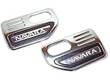 Chrome Side Light Lamp Cover Trim Nissan Frontier Navara D40 2005 - 2012