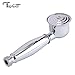 TAPCET Classical Shower Head Brass Handheld Showerhead 6 Style With 2.0 GPM Water Saving Sliver Color